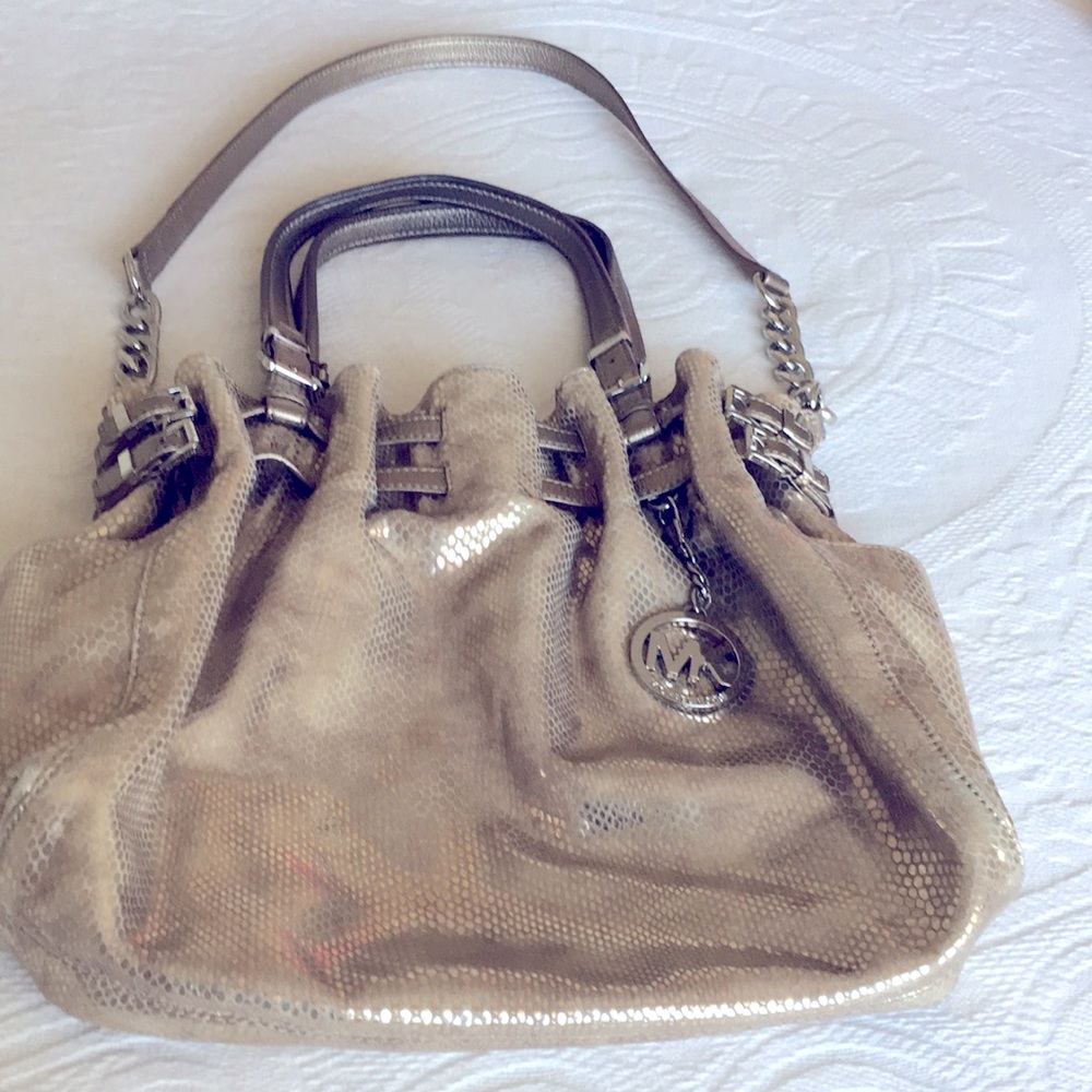 Michael Kors Snake Embossed Hobo Bag. Soft and high quality leather. - Picture 9 of 9
